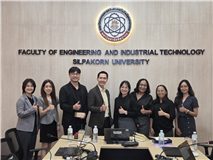 Khoa Công nghệ thực phẩm làm việc với Faculty of Engineering and Industrial Technology - Silpakorn University (Thái Lan)