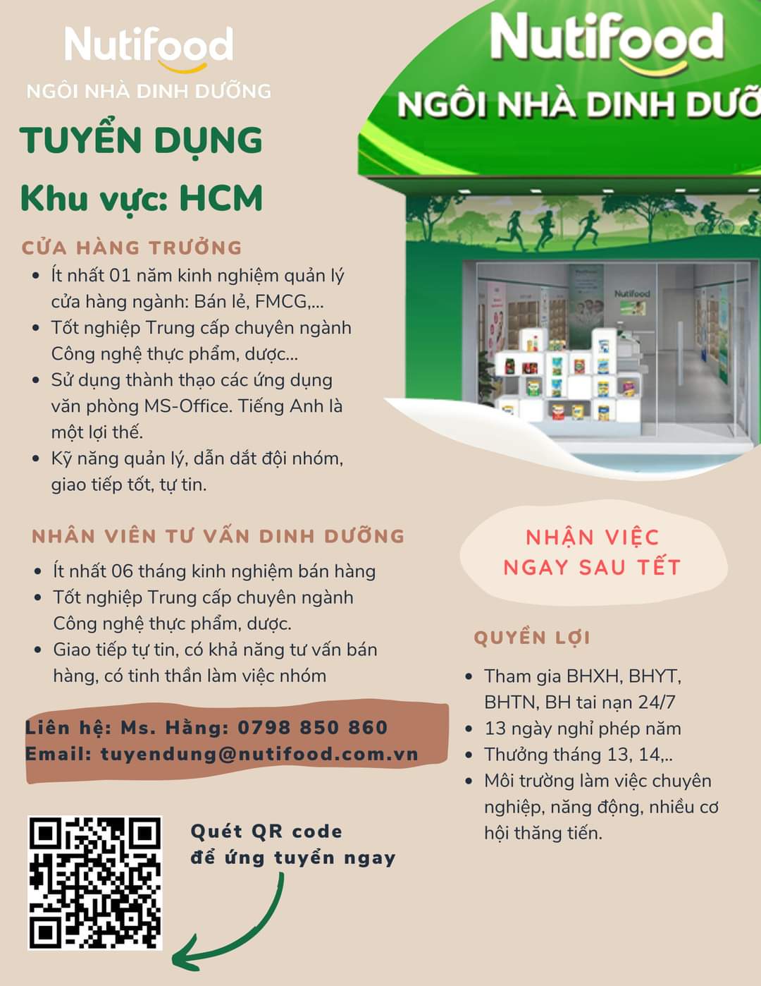 TUYỂN DỤNG DINH DƯỠNG VIÊN TẠI BỆNH VIỆN VỚI NHIỀU VỊ TRÍ HẤP DẪN